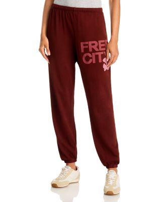 Cotton Logo Sweatpants in Rusty Rabbit