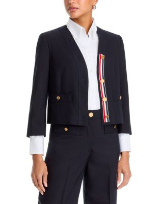 Wool V Neck Cardigan Jacket 