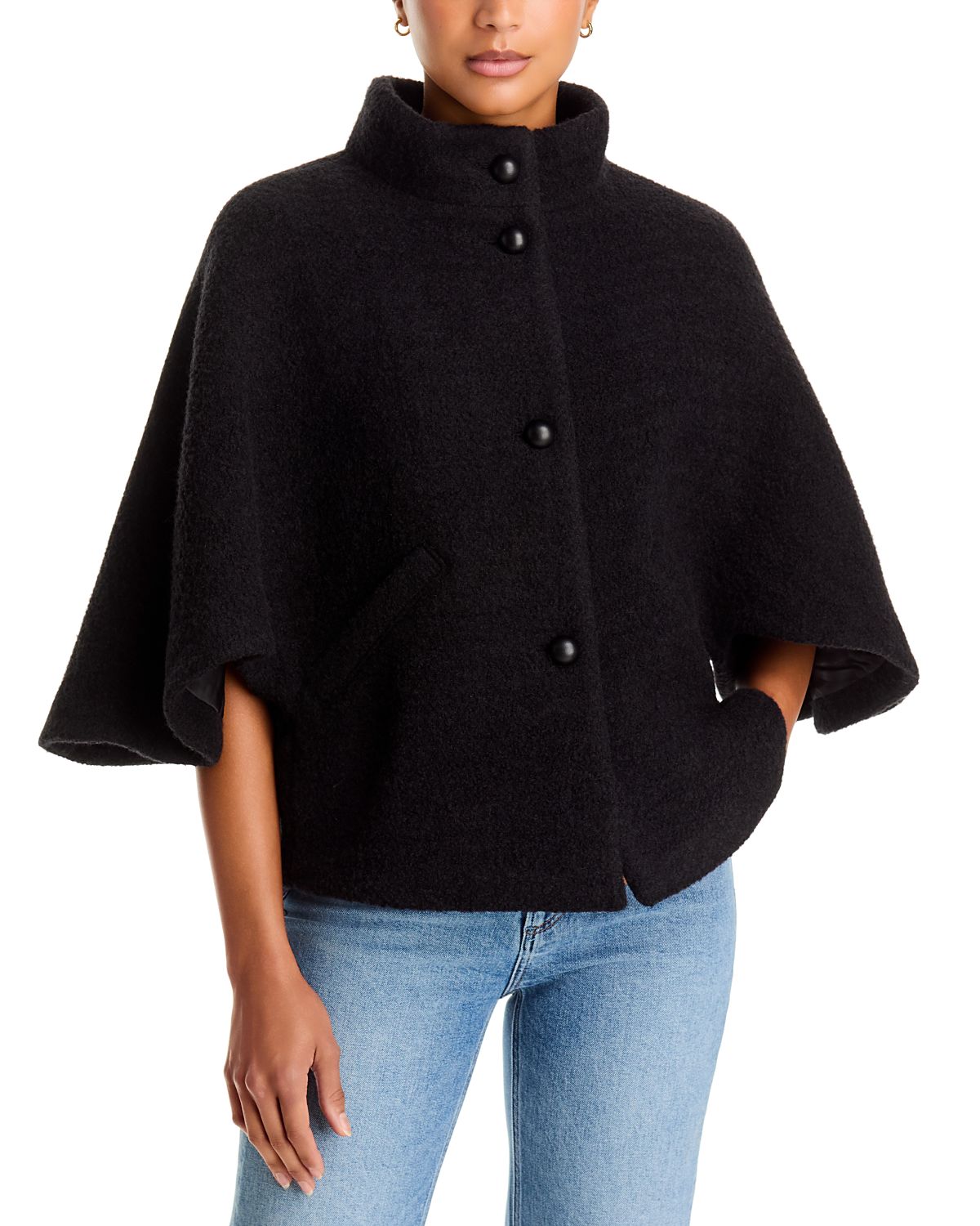 Paige Alberta 3/4 Sleeve Cape Coat
