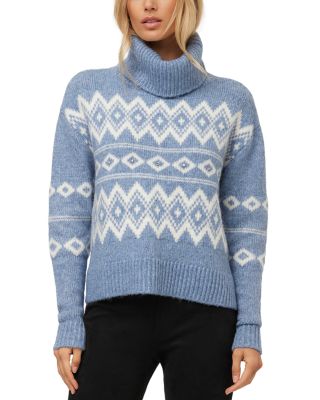 Esther Jacquard Turtleneck Sweater