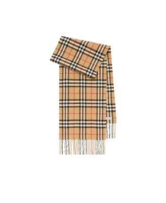  Sparkle Check Cashmere Scarf