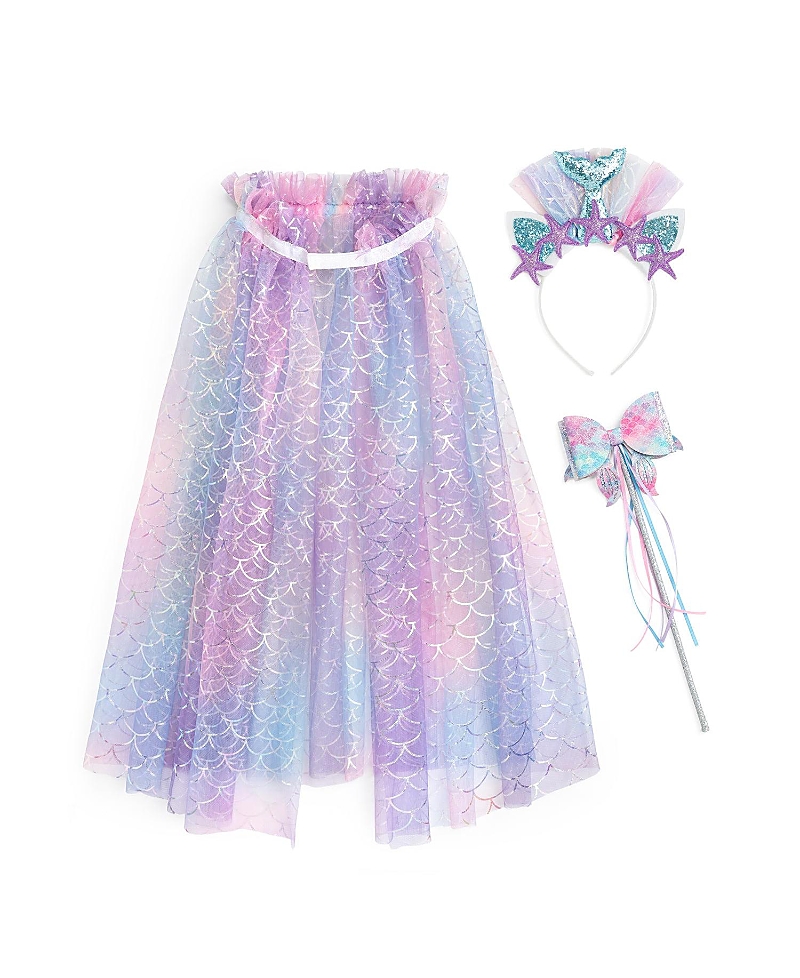 Sweet Wink Girls' Shimmering Mermaid Dress Up Kit - Little Kid, Big Kid