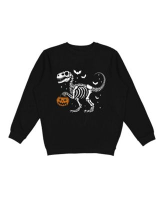 Boys' Dinosaur Skeleton Halloween Sweatshirt - Baby, Little Kid