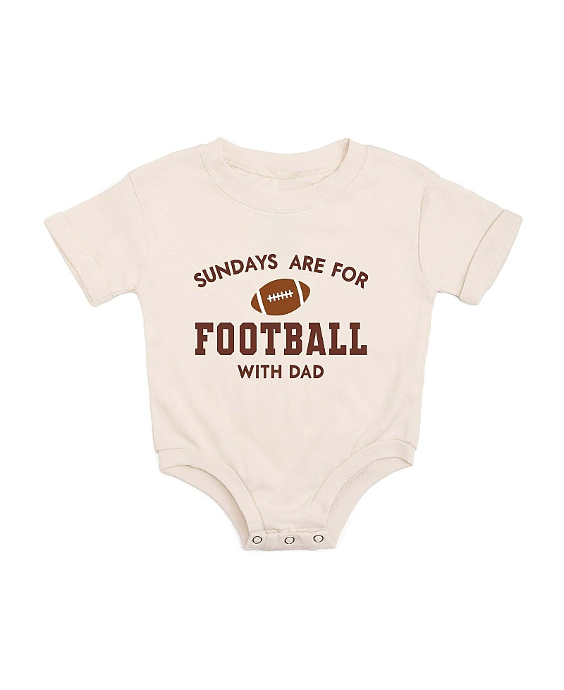 Sweet Wink Boys' Sundays Are For Football Short Sleeve Romper - Baby