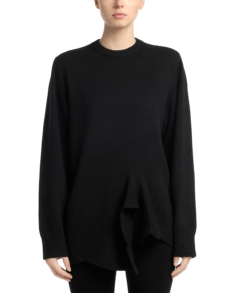 Toteme Wool & Cashmere Twist Hem Top