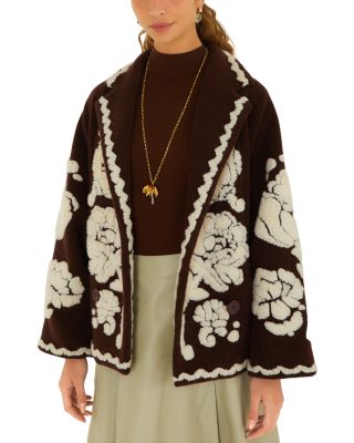 Double Breasted Fleece Coat