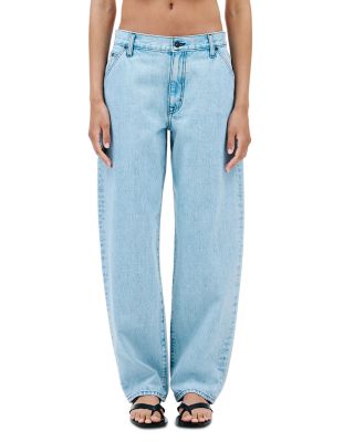 Miles Worker Pant Mid Rise Jeans in Catalina Breeze