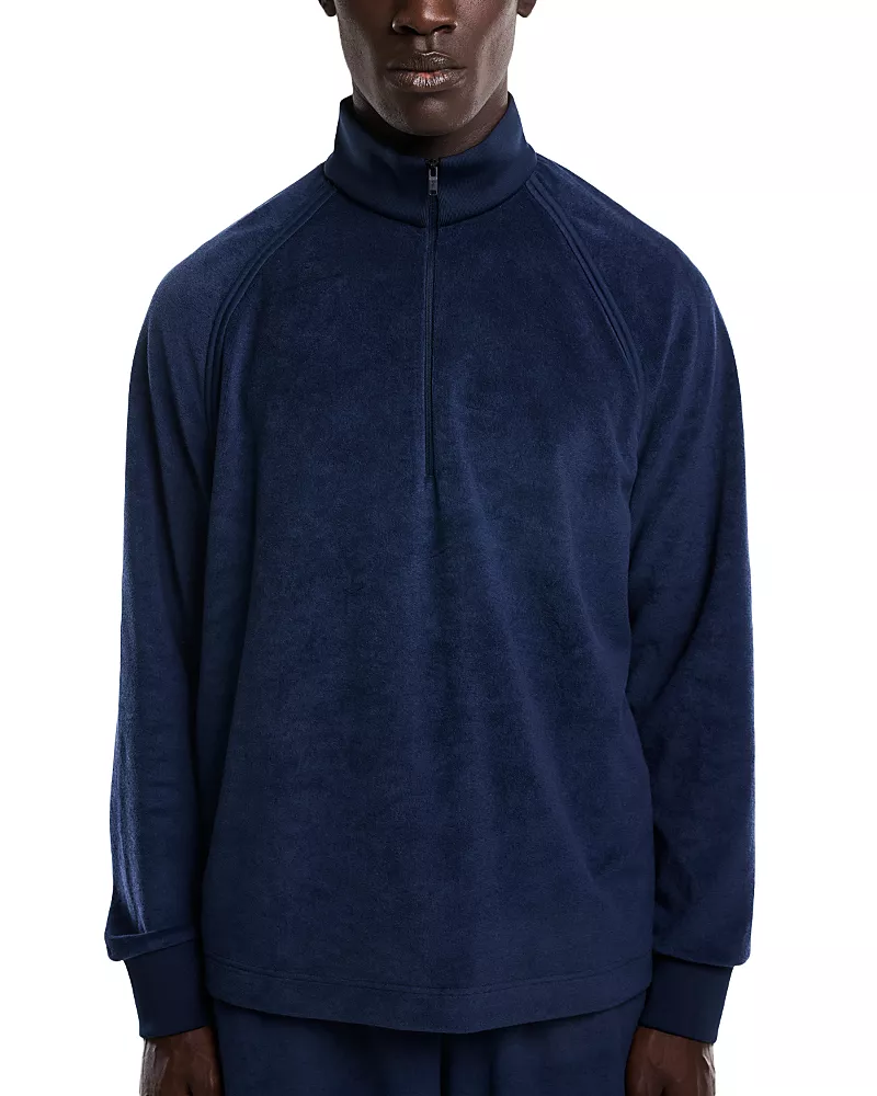 On Inkwell Courtside Pullover Terry Sweater