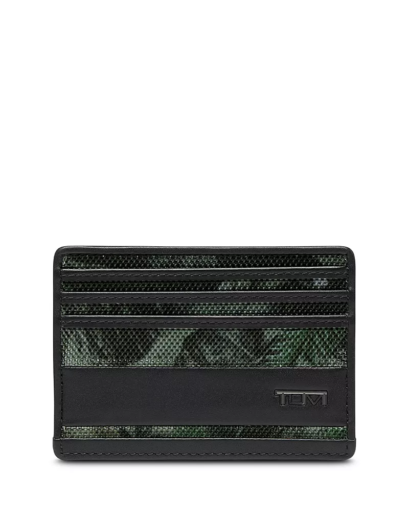 Tumi Men's Forest Camo Six Credit Card Slim Card Case