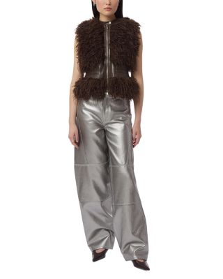 Cleo Mongolian Faux Shearling Vest