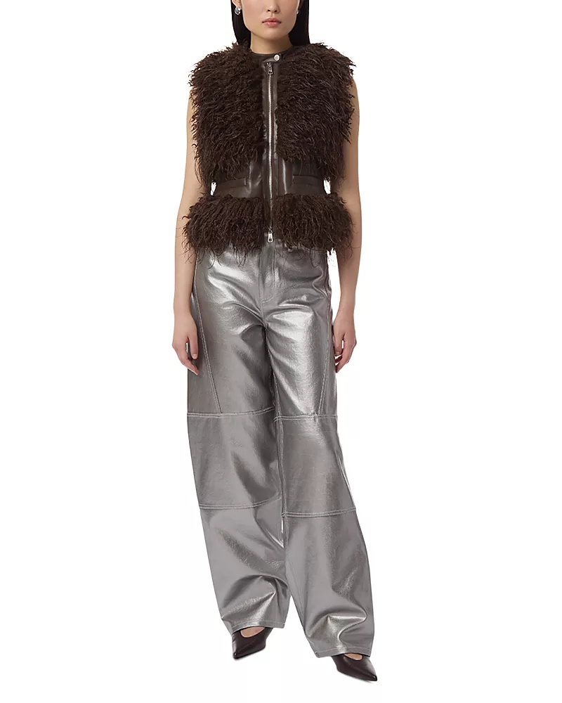 Apparis Cleo Mongolian Faux Shearling Vest