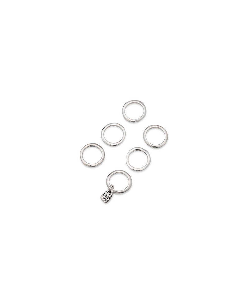 Unode50 Sterling Silver-Plated Multi-Ring