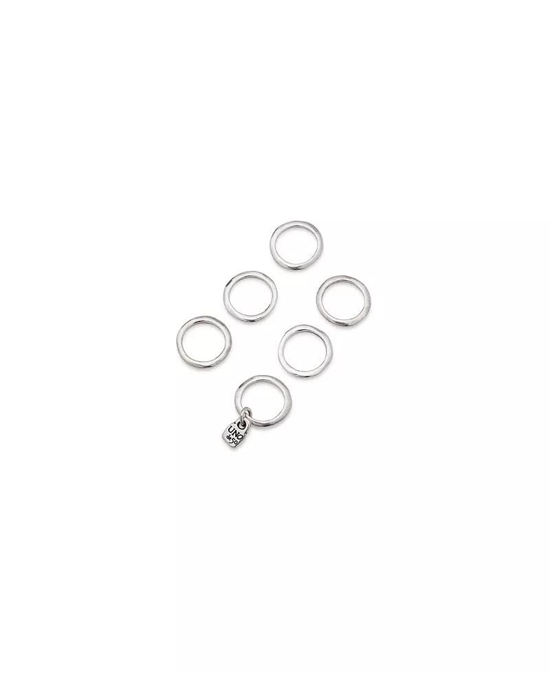 UNOde50 Sterling Silver-Plated Multi-Ring