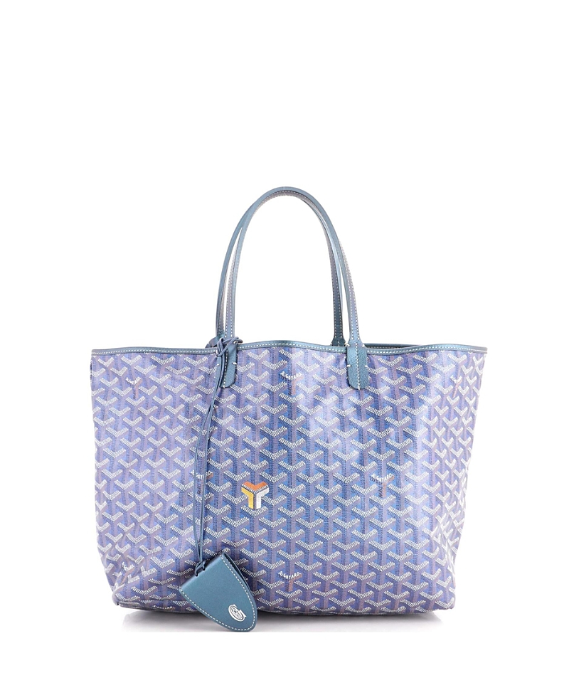 Pre-Owned Goyard Pm Saint Louis Tote Iridescent Coated Canvas