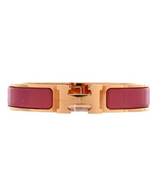 Narrow Clic H Bracelet Enamel