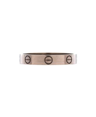  Love Wedding Band Ring 18K White Gold