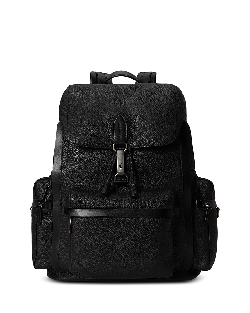 Polo Ralph Lauren Polo Id Pebble Leather Backpack