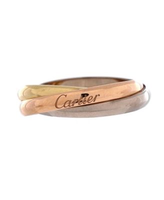  Small Trinity Ring 18K Tricolor Gold