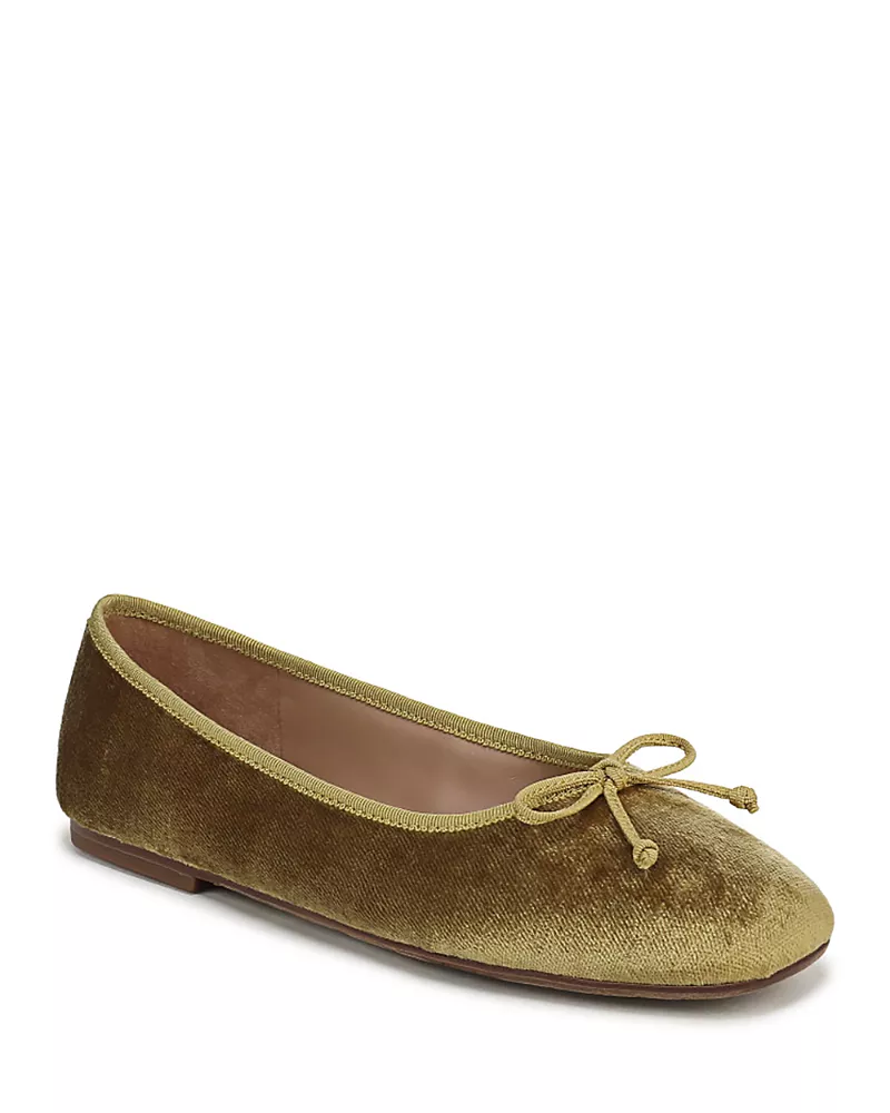 Sam Edelman Women's Alie Velvet Ballet Flats
