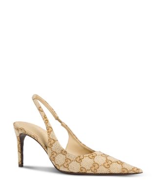 Women's Donna Crystal Slingback Pumps