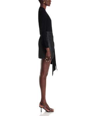 Tedda Mixed Media Mini Dress