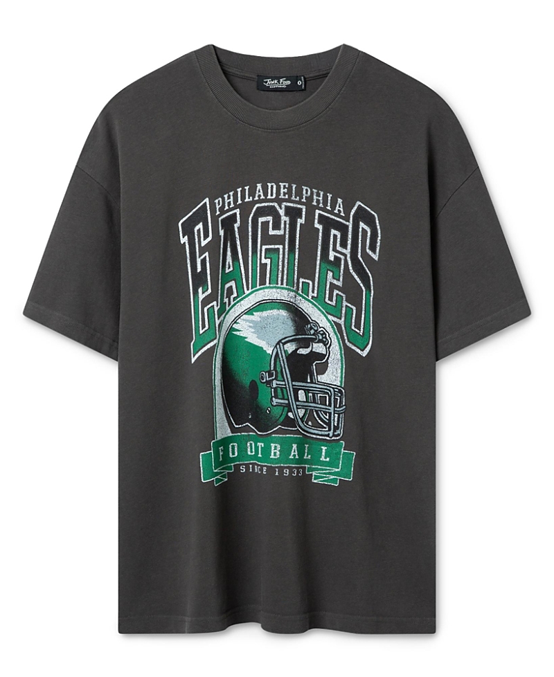 Junk Food Clothing Unisex Philadelphia Eagles Varsity Heavy Weight Tee