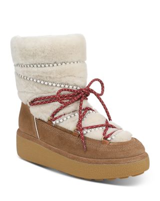 Women's Kirsta Suede & Shearling Winter Boots