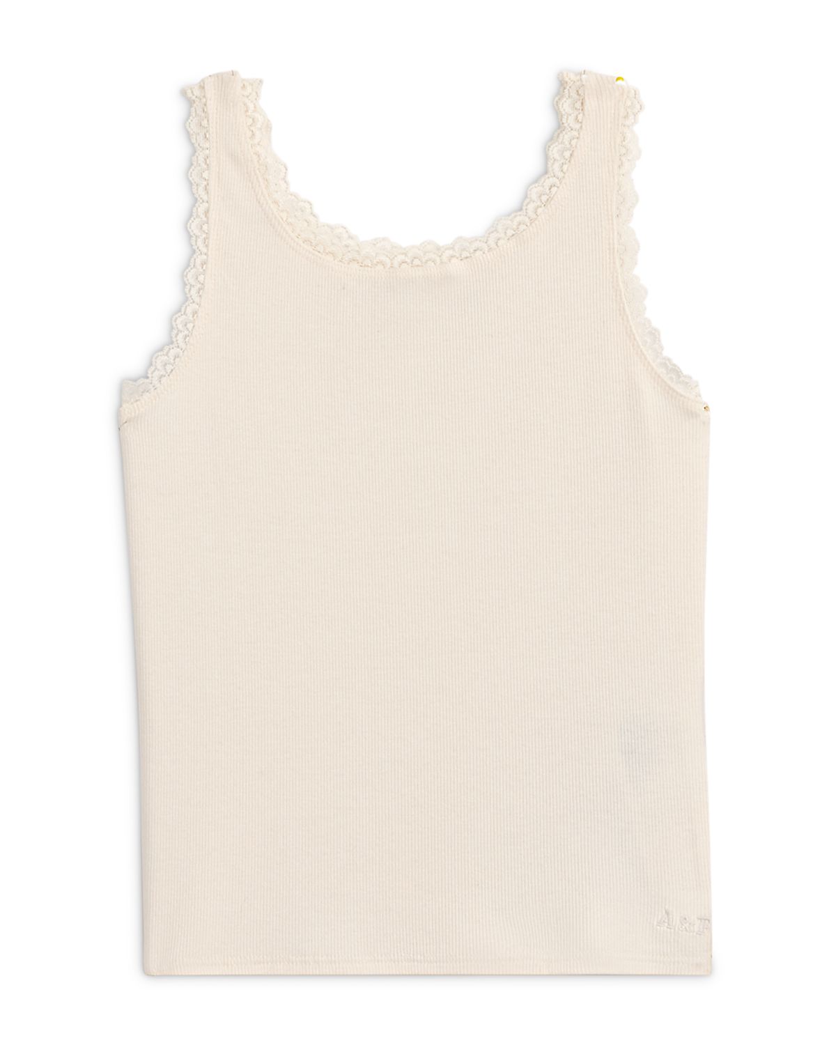 abercrombie kids Girls' Lace Trim Tank Top - Big Kid