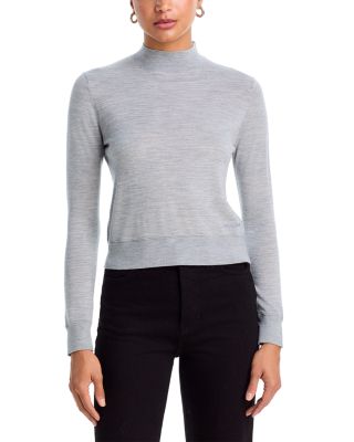 Alba Merino Wool Mock Neck Sweater