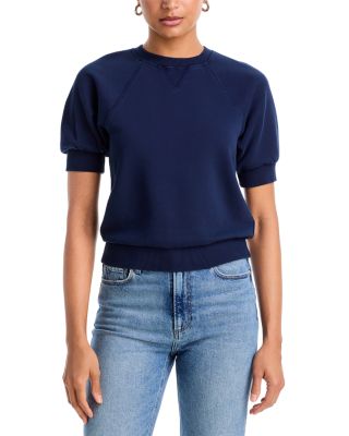 Queenie Cotton Short Sleeve Sweatshirt