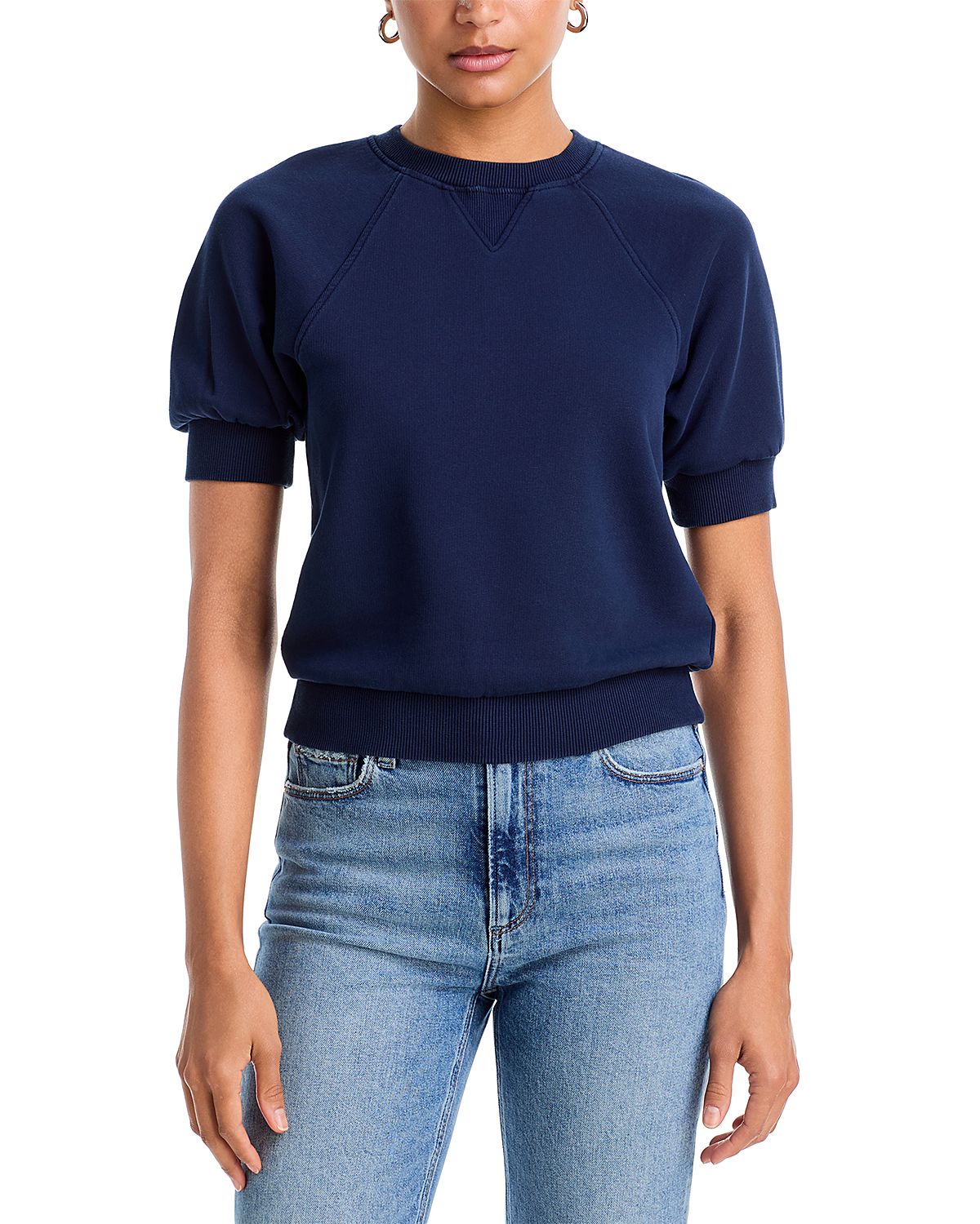 Paige Queenie Cotton Short Sleeve Sweatshirt