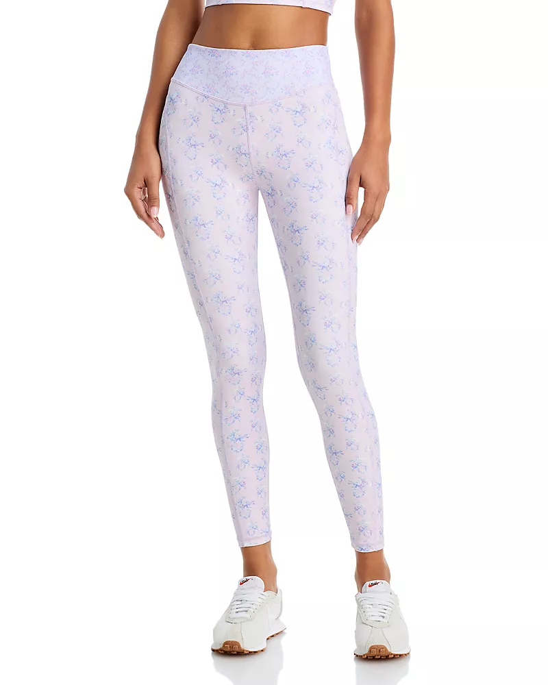 LoveShackFancy Rhosyn Seamed Leggings