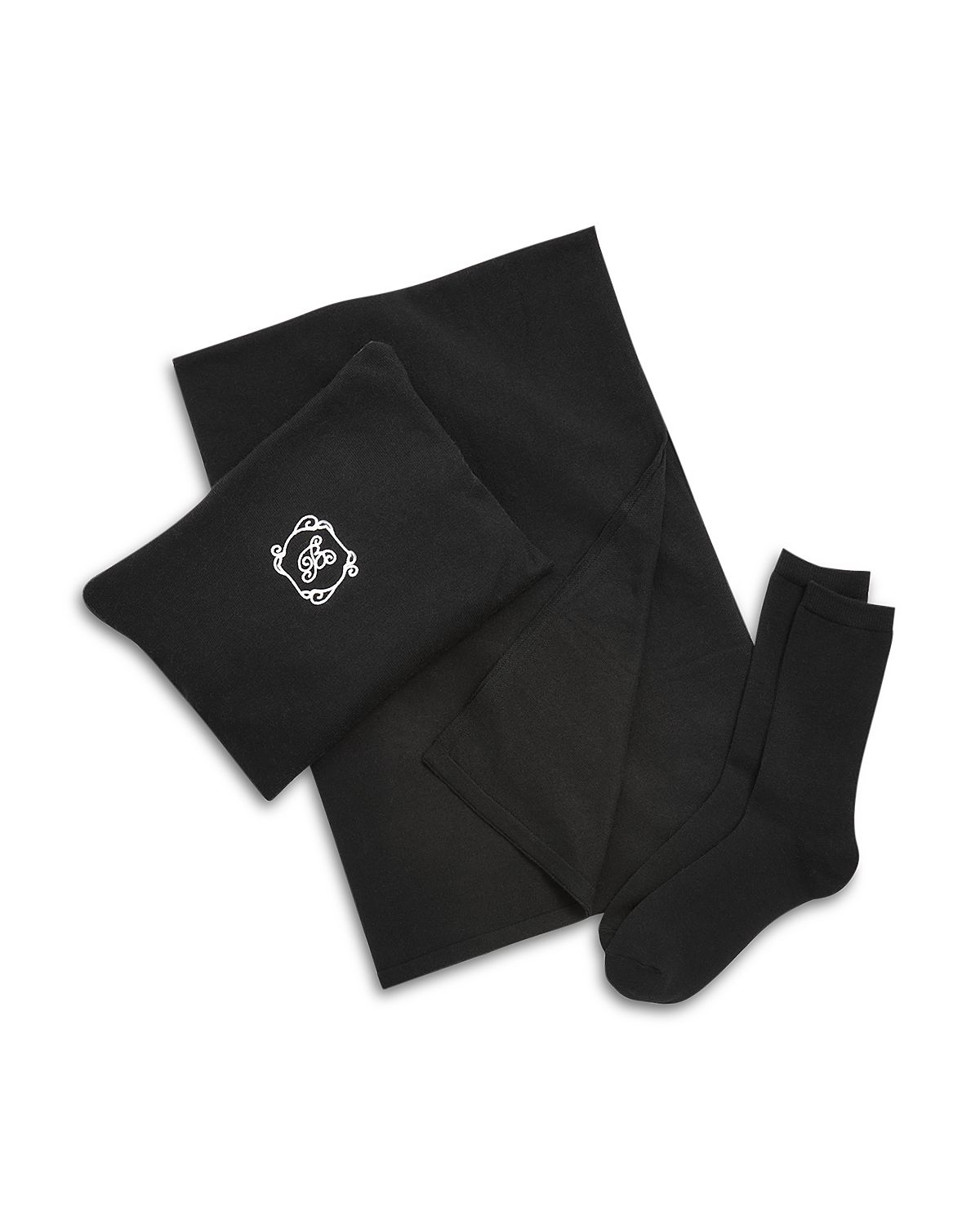 Bloomingdale's Cozy Knit Wrap & Sock Set