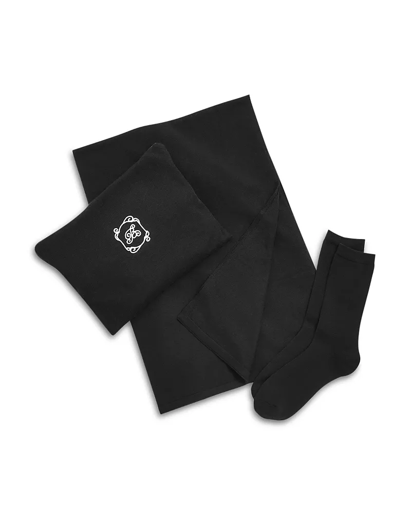 Bloomingdale's Cozy Knit Wrap & Sock Set
