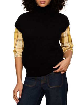 Sanctuary Mock Neck Sweater Shell