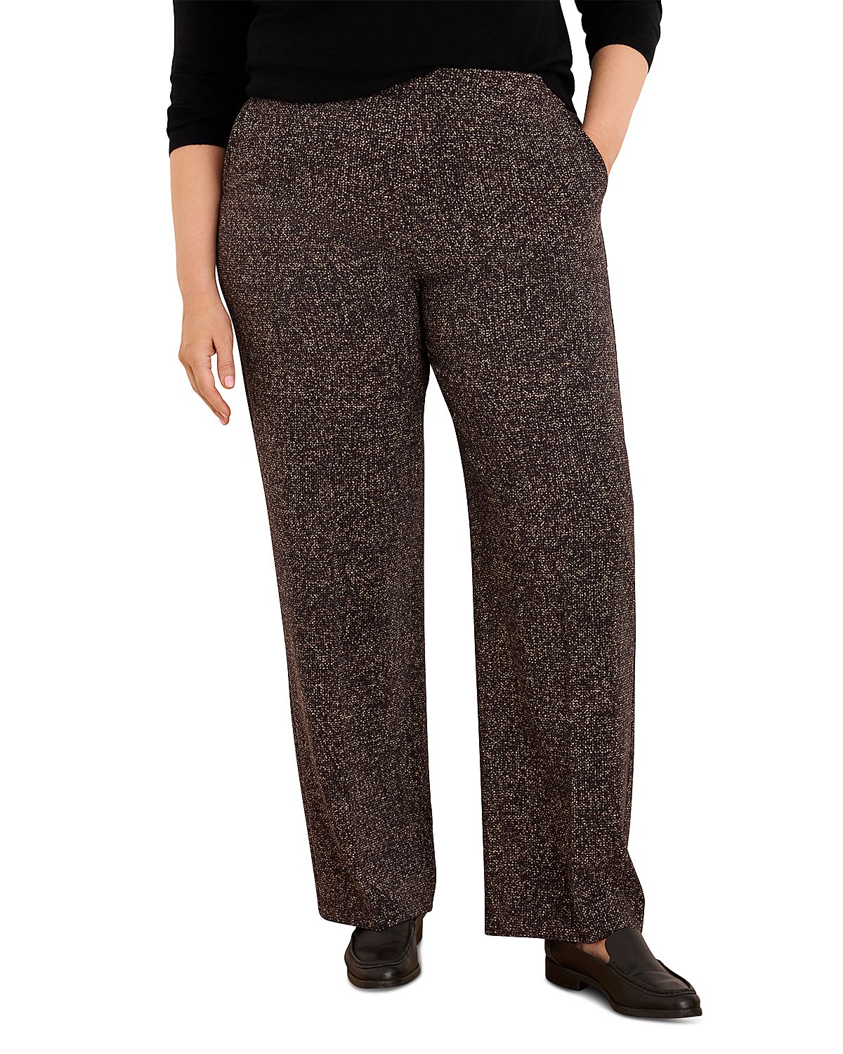 Nic+Zoe Plus Lenox Printed Wide Leg Pants