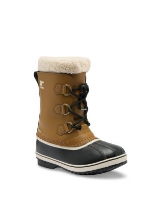 Unisex Yoot Pac Waterproof Faux Shearling Trim Winter Boots – Little Kid