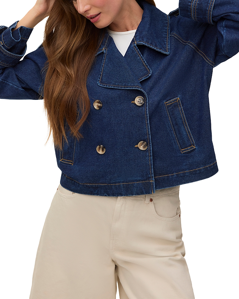 Vero Moda Short Denim Trench Coat