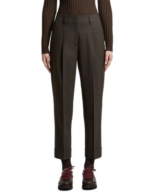 Peserico Wool Blend Stretch Tech Flannel Pants