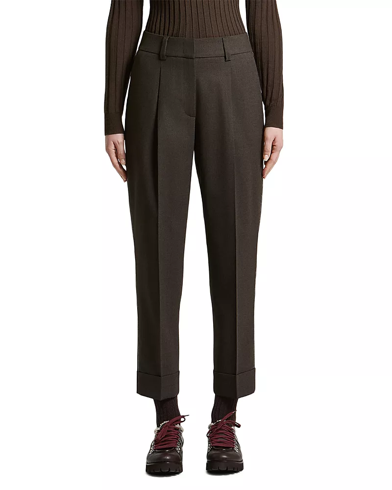 Peserico Wool Blend Stretch Tech Flannel Pants