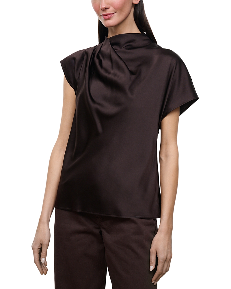 Staud Davina Silk Blend Top