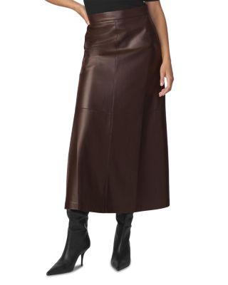 The Tavi Faux Leather Skirt