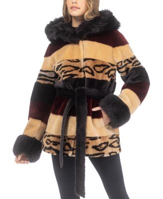  Shearling Lamb Parka with Merinillo Shearling Lamb Hood Trim & Cuffs and Belt