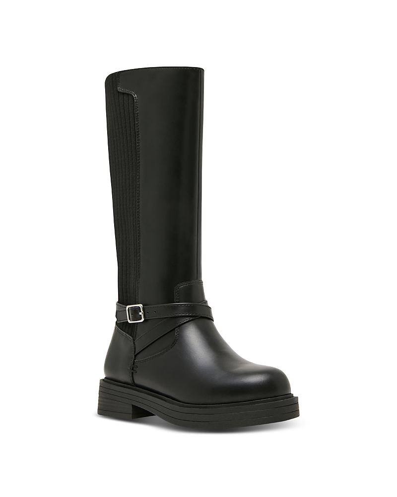 Steve Madden Girls' Jcore Knee High Buckle Boots Little Kid, Big Kid