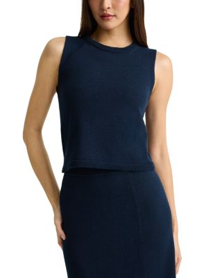 Wool Blend Sleeveless Sweater