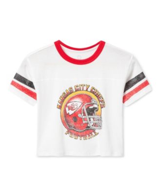 Unisex NFL Kansas City Chiefs Striped Ringer Tee