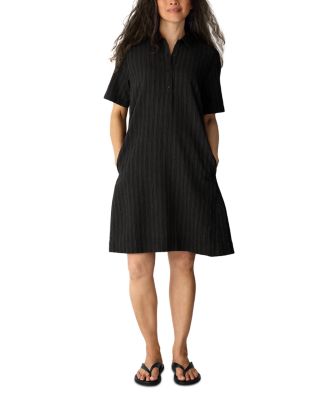 Cotton-Blend Classic Collar Dress