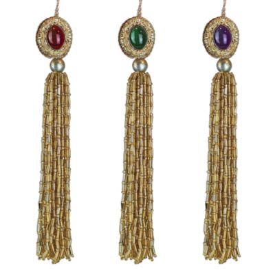 Tassel Ornaments, Set of 3 - Exclusive