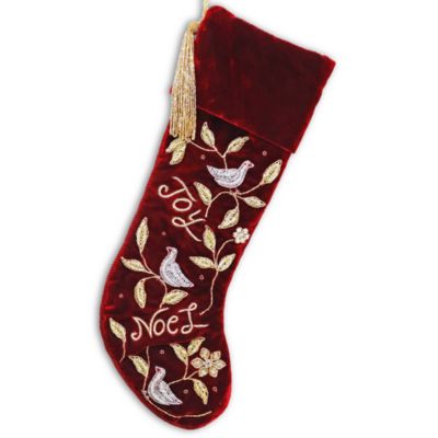 Birds Noel Stocking