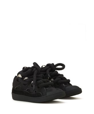Men's Curb Snake Sneakers in Leather